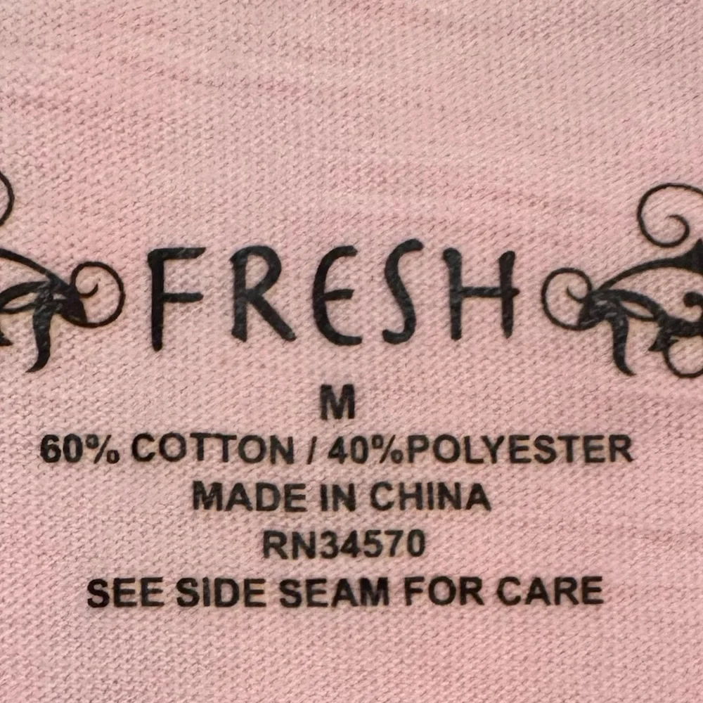 Pink Crochet Lace Yoke Top Hi Low Short Sleeve Blouse Medium - Picture 6 of 7